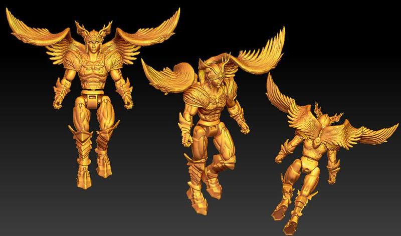 wings-pair and wings of six-wings-seraphim