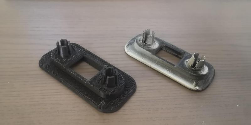 VW part 1H0807193 (retainer for front bumper)