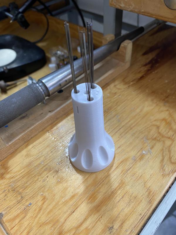 Base, soporte, Case para seguetas de joyero