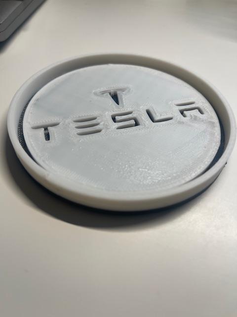 Tesla Drink Coaster - Cup Holder - Higher Rim