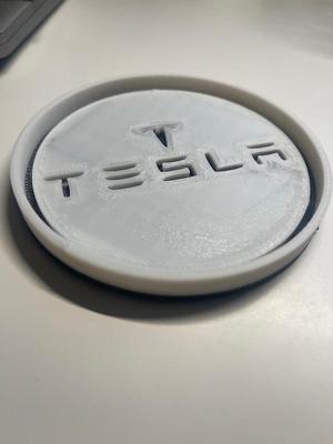 Tesla Drink Coaster - Cup Holder - Higher Rim
