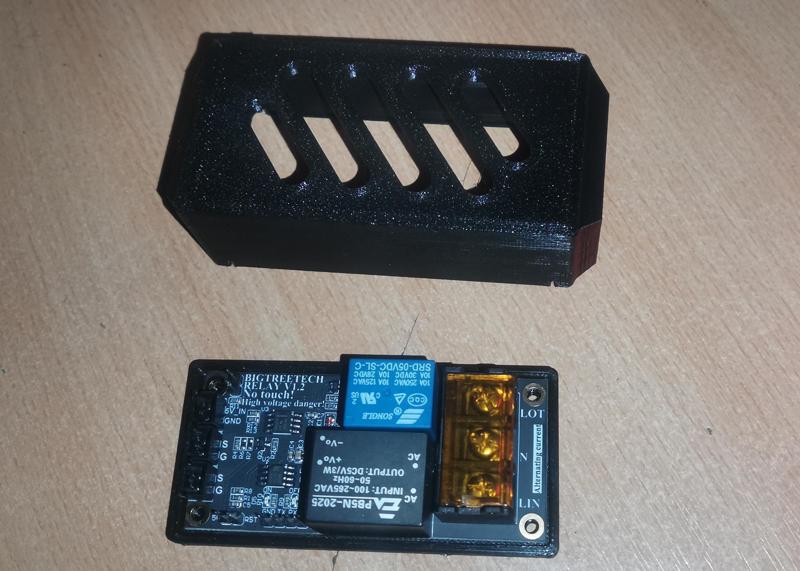 BTT Relay 1.2 din rail mount with "cap"