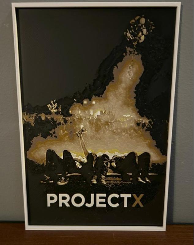 Hueforge Movie Frame - Project X -