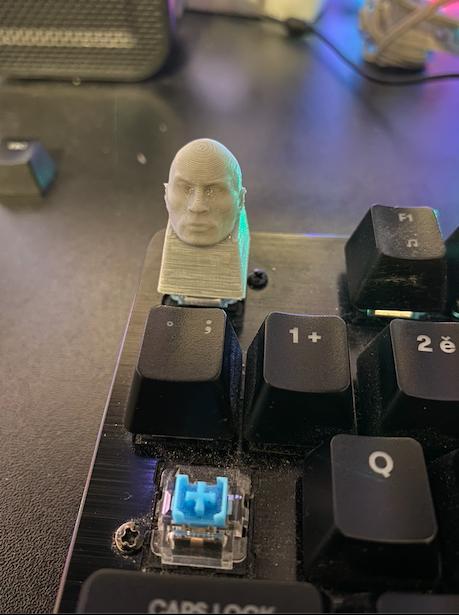 The rock keycap