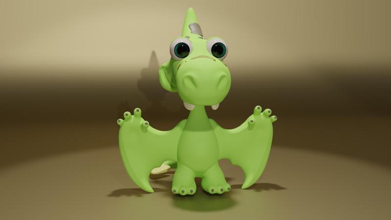 DINOSAUR PTERODACTYL CUTE/ PTERODACTILO DINOSAURIO ADORABLE