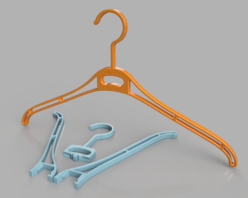 Steckbarer Kleiderbügel 43 cm, clothes hanger