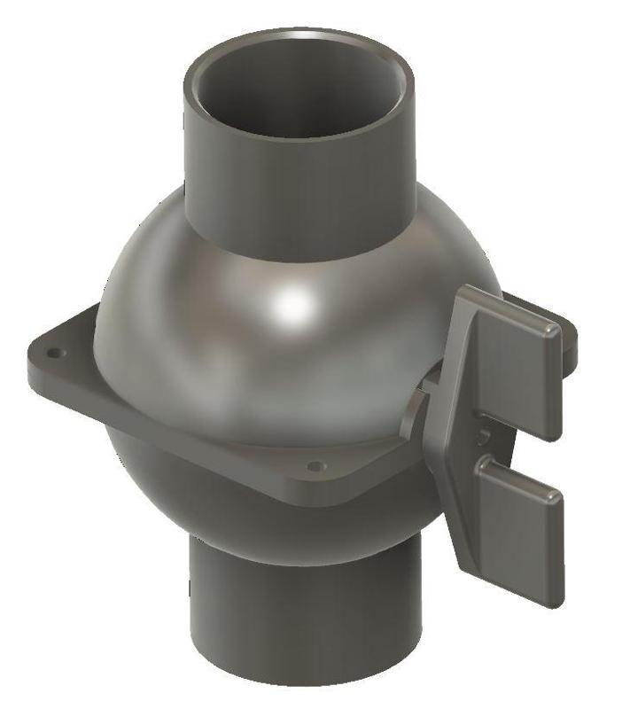 Dust collector ball valve - 40mm