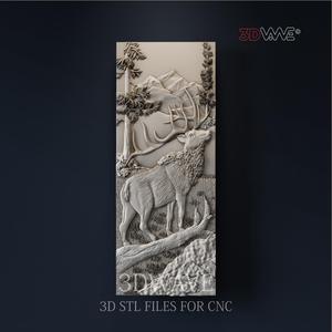 DEER 3d stl files for cnc