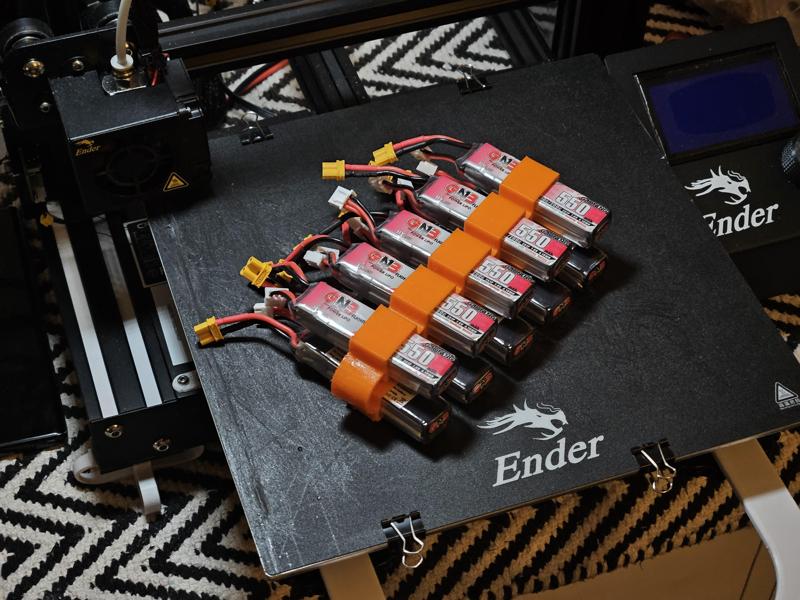10-In-1 2s LiPo Battery Holder