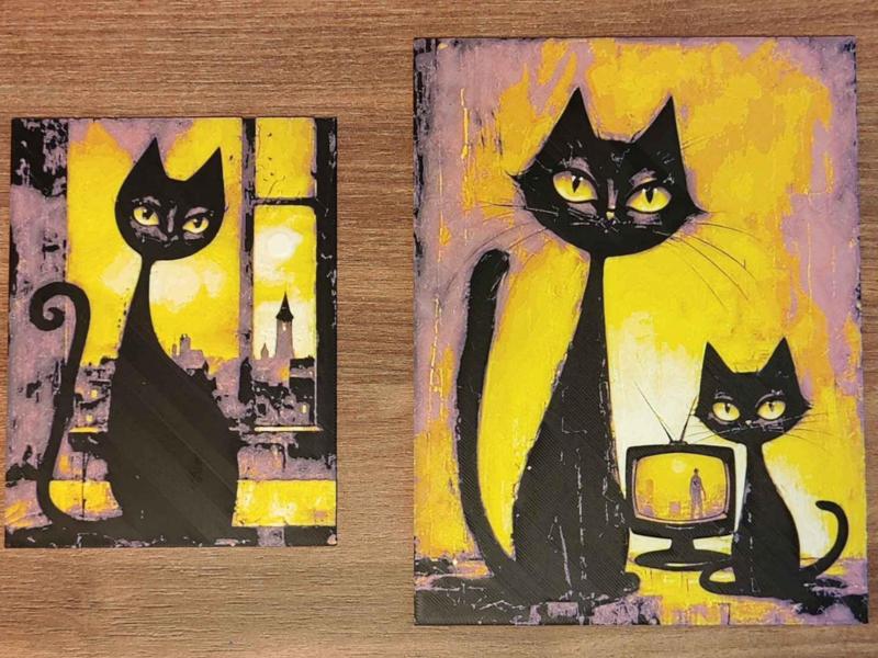 Cat Art | We Watch | 2024 | 2 in 1 Pack