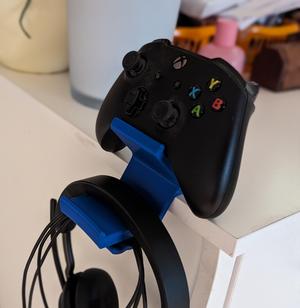 Desktop Gamepad Controller & Headphone Hanger Holder