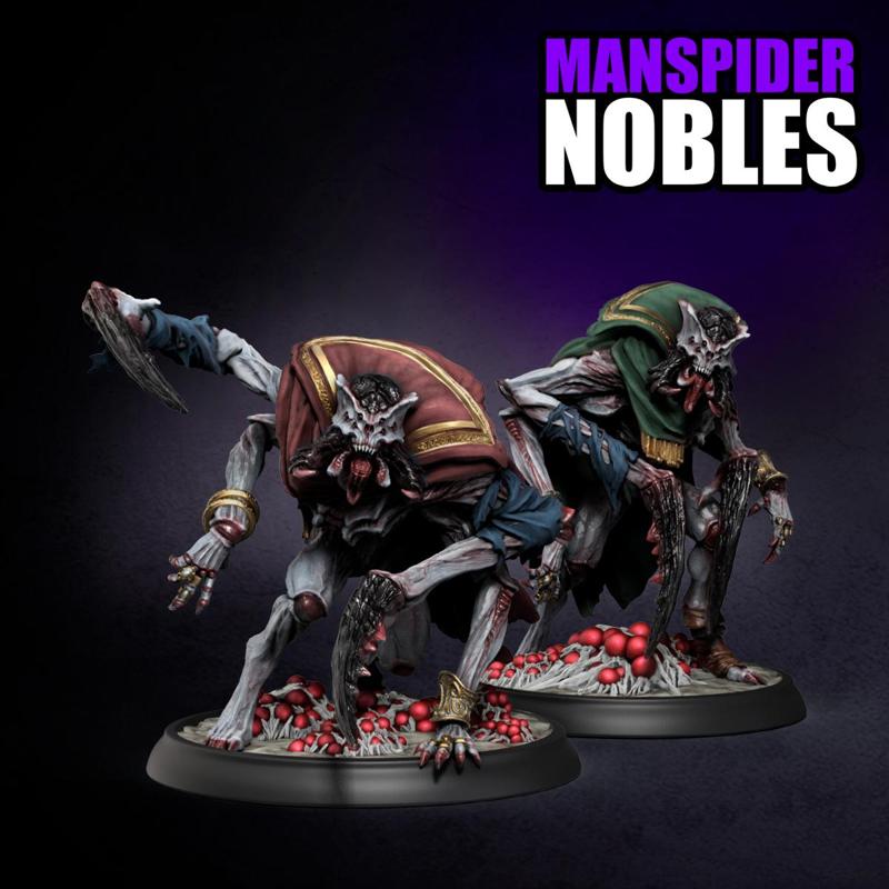 SPIDER QUEEN LAIR - MANSPIDER NOBLES