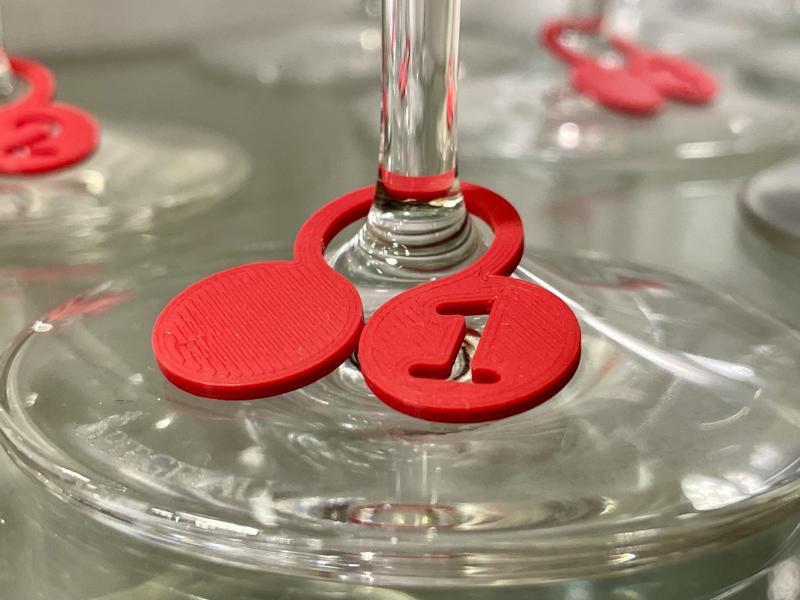 Glass / Drink / Wine Tag