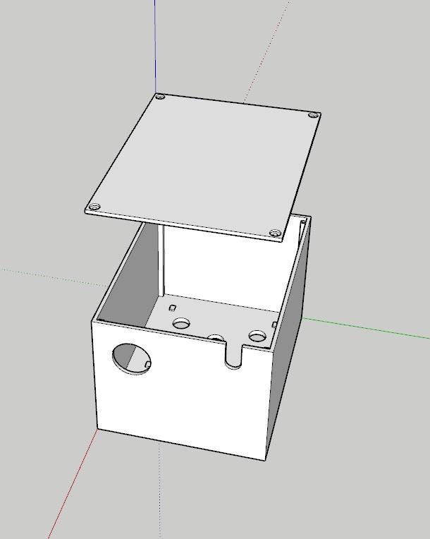 CAJA TRANSFORMADOR 220VAC A DC