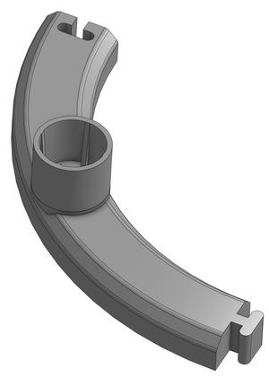 Advent Wreath Candle Holder-Quarter Section