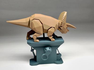 SPRINTING TRICERATOPS (AUTOMATA)