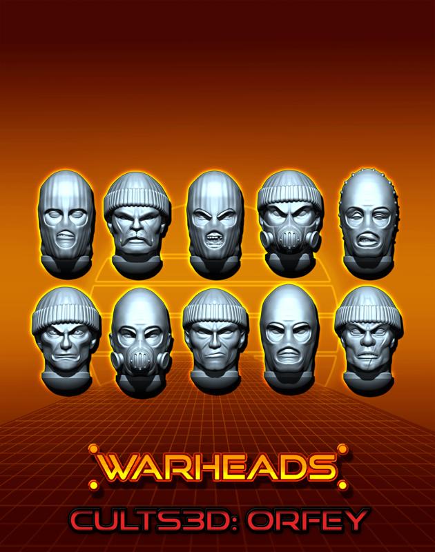 Smooth Criminals heads! - Gopnik and gangster edition! (10 heads)