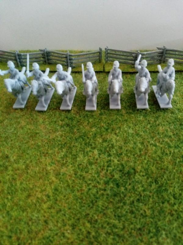 10-15mm Confederate Cavalry with Sabres UA-CON-5