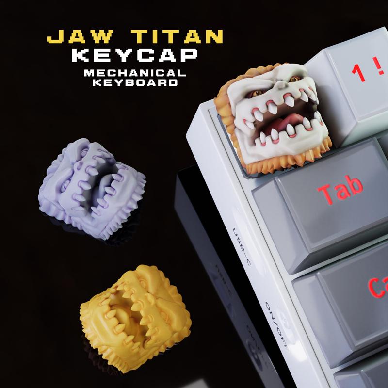 Jaw Titan - Keycap 3D for mechanical keyboard - AOT SNK -