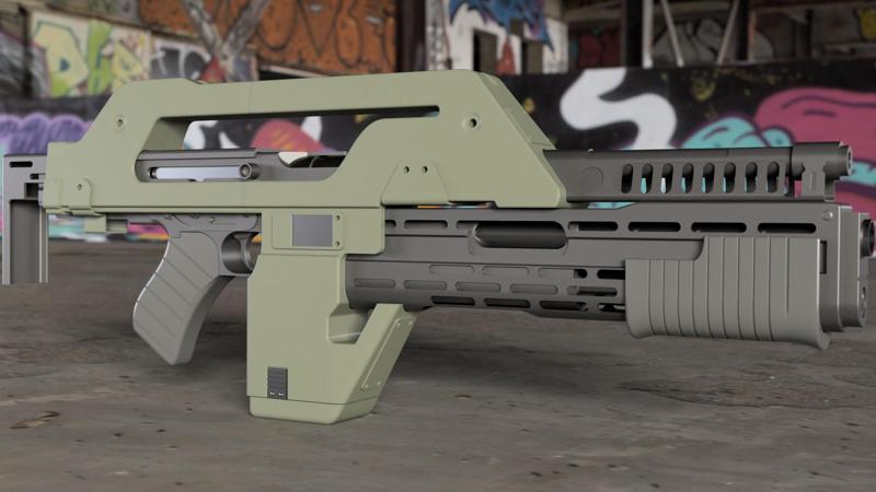 Aliens Pulse Rifle M41A - Moving Parts!