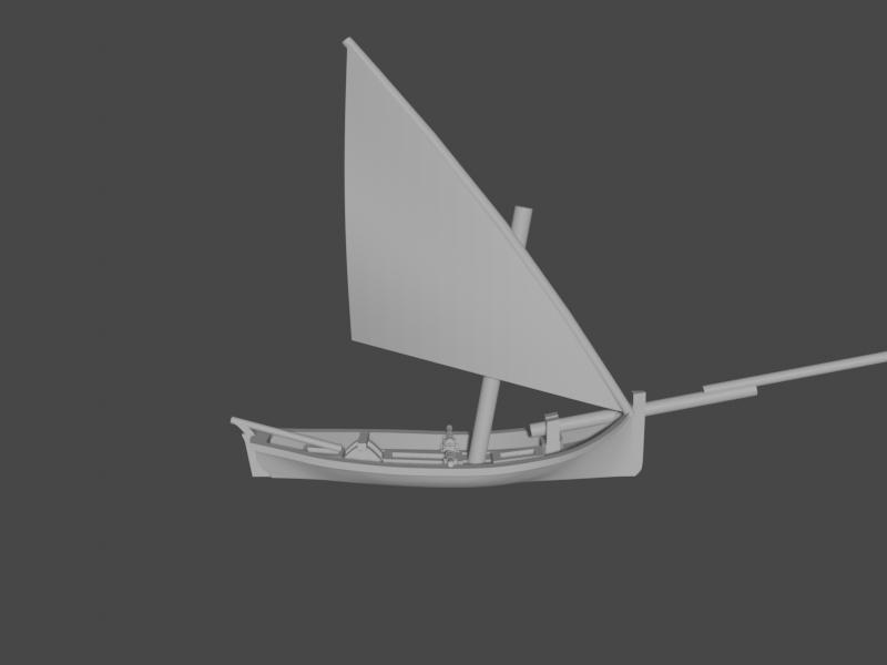 BA 1/700 Felucca Small Boat AOA-BA-2
