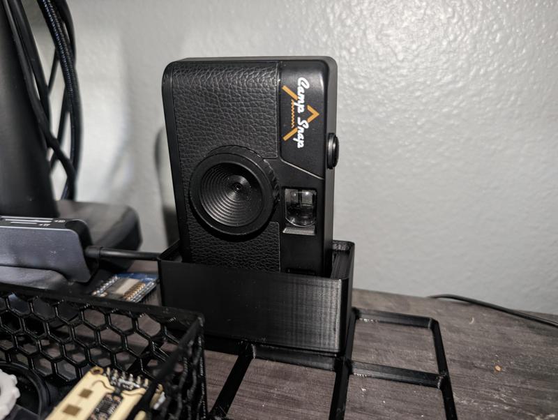 Gridfinity Camp Snap Camera Holder