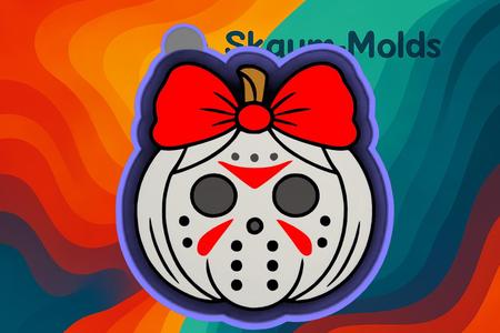 🎃🔪 Pumpkin Slasher – Freshie, Ornament, Resin & Candle Mold