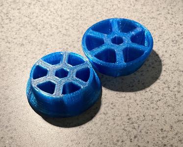 Coned compliant wheel