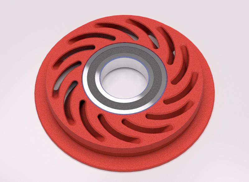 Spool Hubs for Overture and Prusament Filament and 30mm OD Bearings