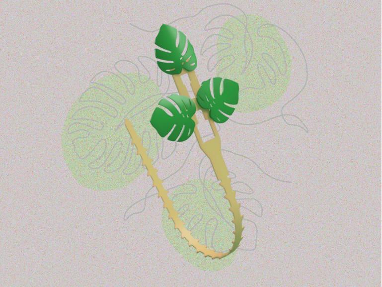 Plant Fastener Monstera-Style