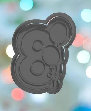 Balloon Number 8 Cookie Cutter