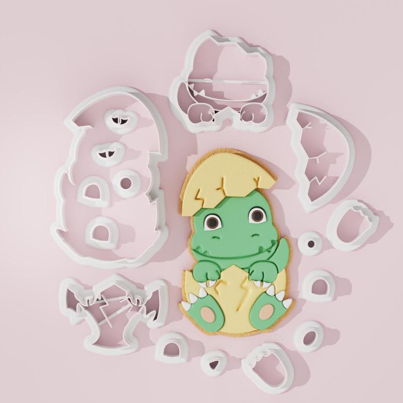 Egg Dinosaur Cookie Cutter