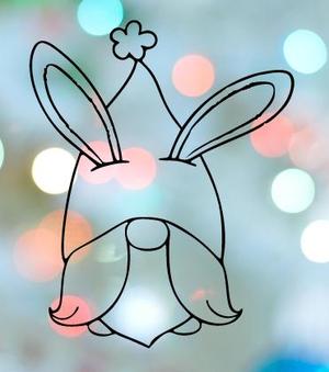 Easter Gnome 16 Cookie Cutter