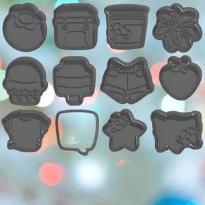 4th July Mini ( 6.5cm ) Cookie Cutter Set