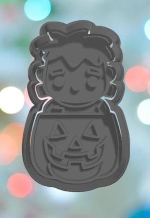 Halloween Jack O Lantern Frank  Cookie Cutter