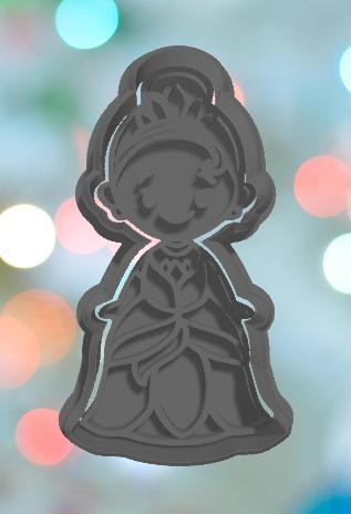 Princess Tiana Cookie Cutter