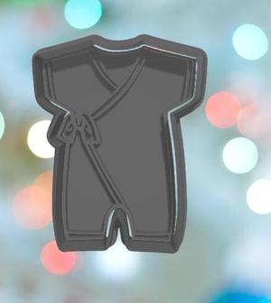 Baby Shower Boy Romper Cookie Cutter
