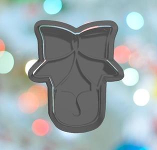 Baby Shower Bow Pin 2 Cookie Cutter