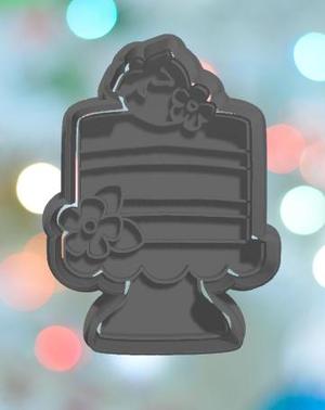 Strawberry Cake Cookie Cutter