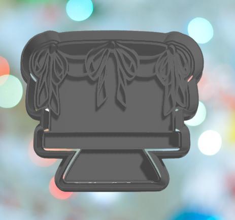Ribbon Cake Cookie Cutter