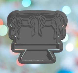 Ribbon Cake Cookie Cutter