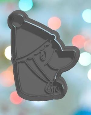 Goose With Party Hat Cookie Cutter