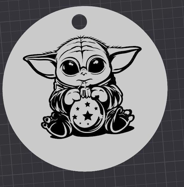 Grogu Christmas Ornament