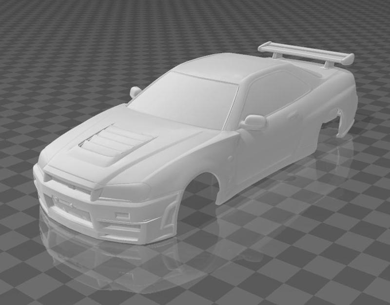 Open Z V16 Nissan Skyline R34 V-Spec 94mm Wheelbase