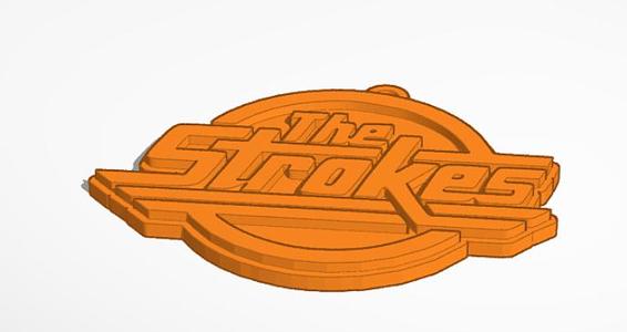 Key ring the strokes