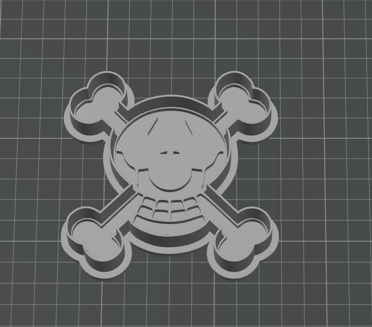 One Piece Buggy Flag Pirate Cookie Cutter