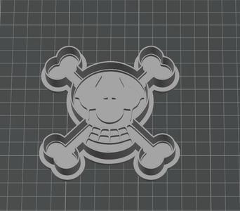 One Piece Buggy Flag Pirate Cookie Cutter
