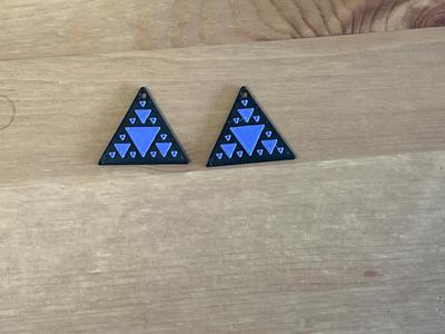 triangle earrings