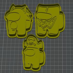 Among Us Cool Cookie Cutters