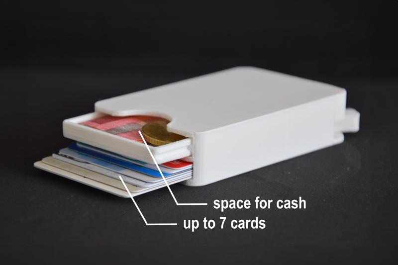 Slim Wallet - for 7 cards and cash